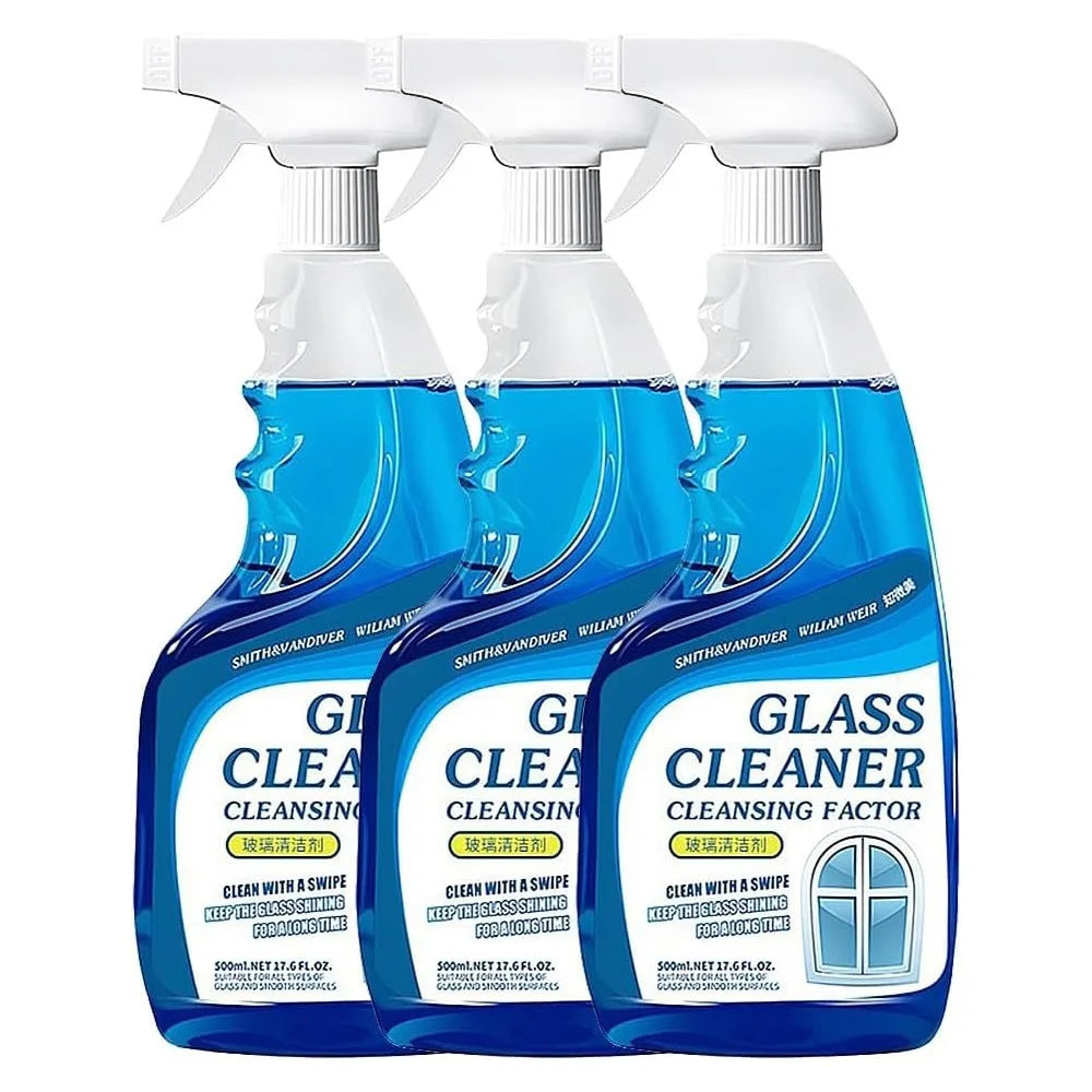 Glass Cleaner Streak-Free Shine Quick-Drying for Windows and Mirrors by S And B Enterprise