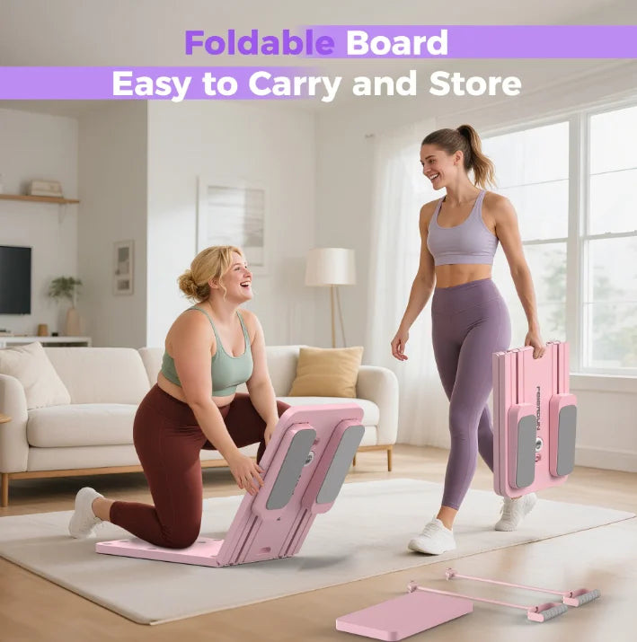 FED 5 In 1 Folding Pilates Board Reformer With 300 Lbs Capacity