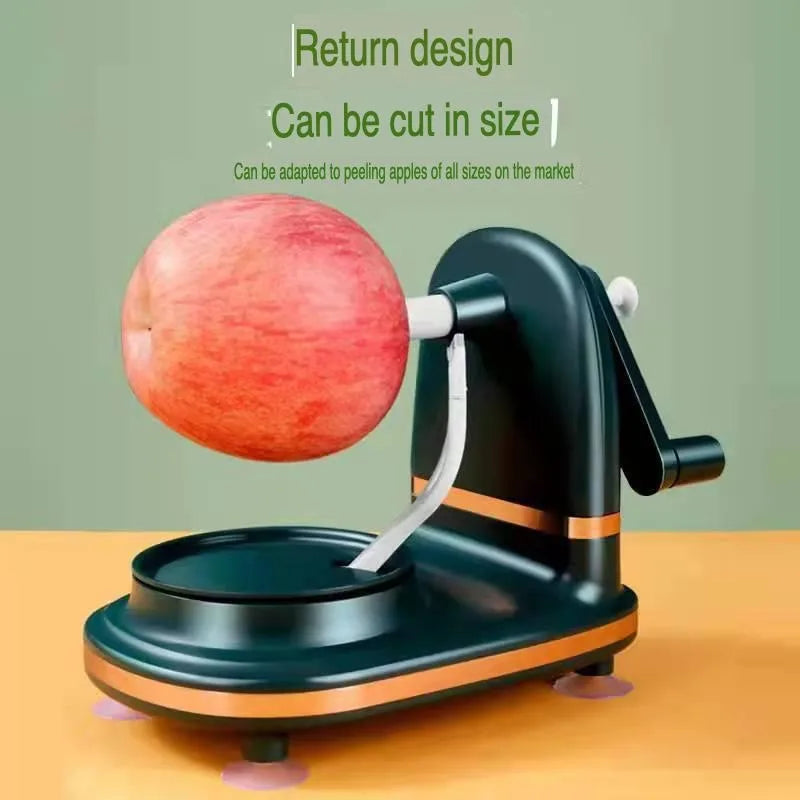 Apple Peeler Slicer Corer With Suction Grip Stainless Steel Blade