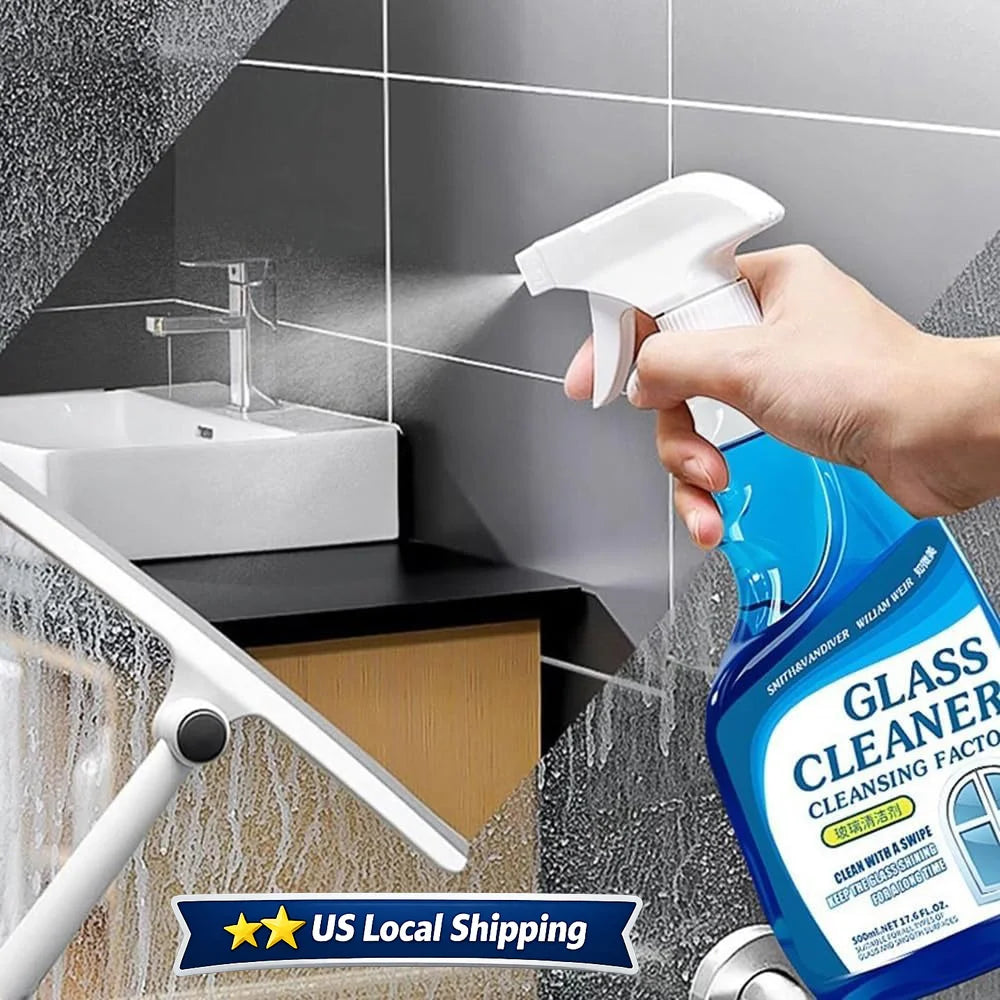 Glass Cleaner Streak-Free Shine Quick-Drying for Windows and Mirrors by S And B Enterprise