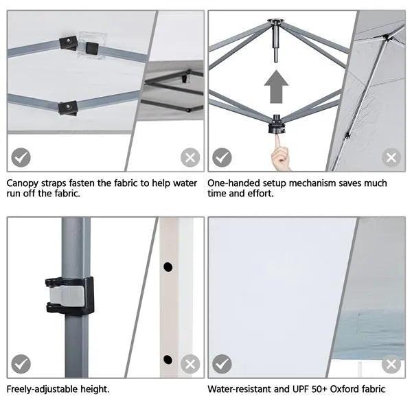 Pop Up Canopy Tent Instant Portable Outdoor Shelter For Events by S And B Enterprise