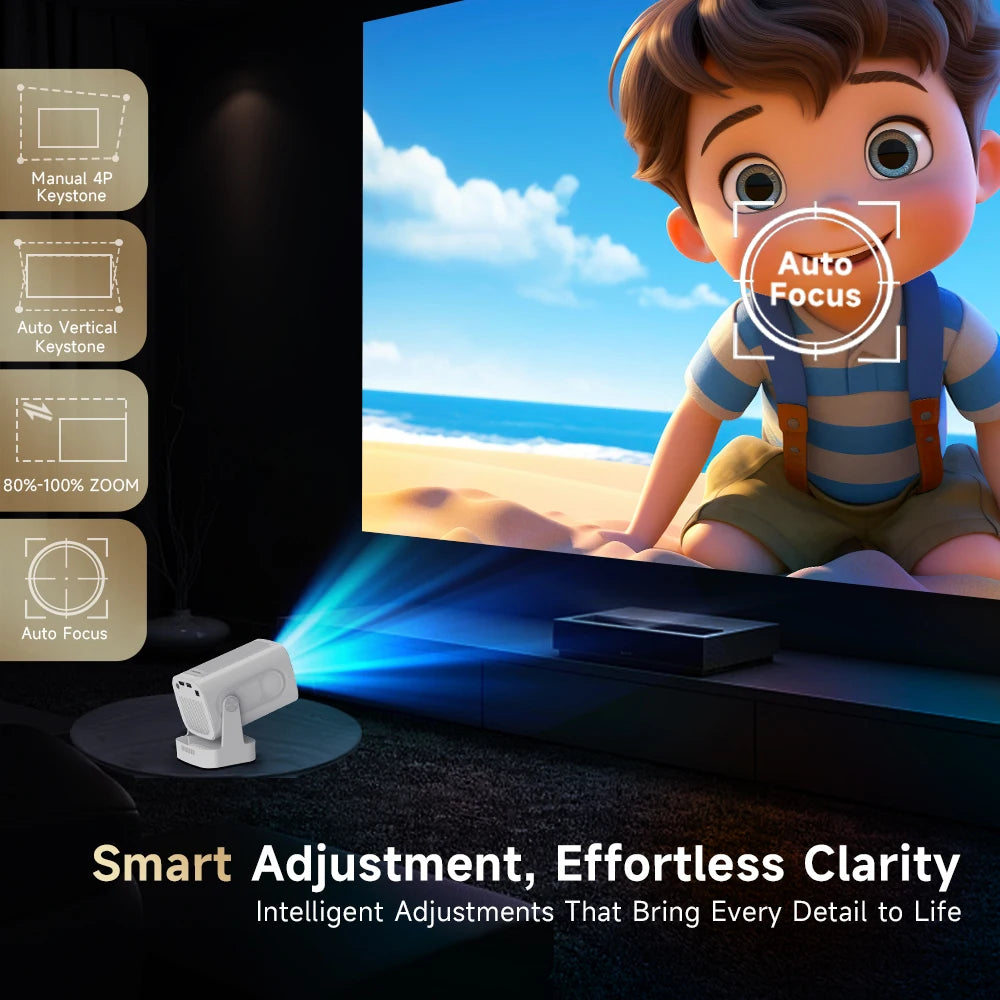 Magcubic HY310 Auto Focus Outdoor Projector 1080P 4K Android11 by S And B Enterprise