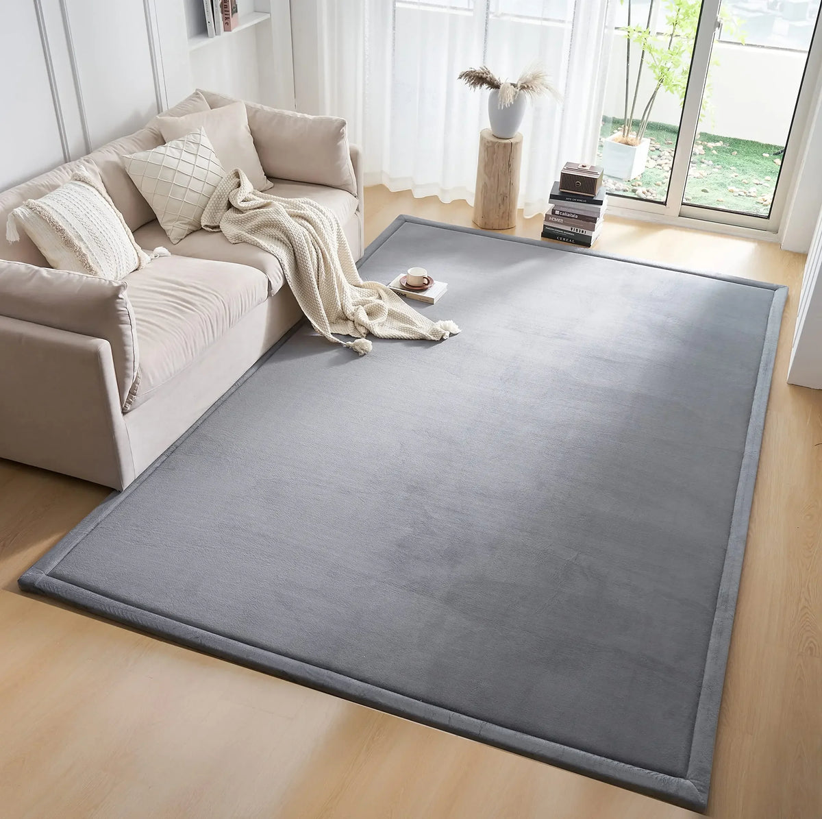 Soft Padded Baby Play Mat With Safe Foam Crawling Rug