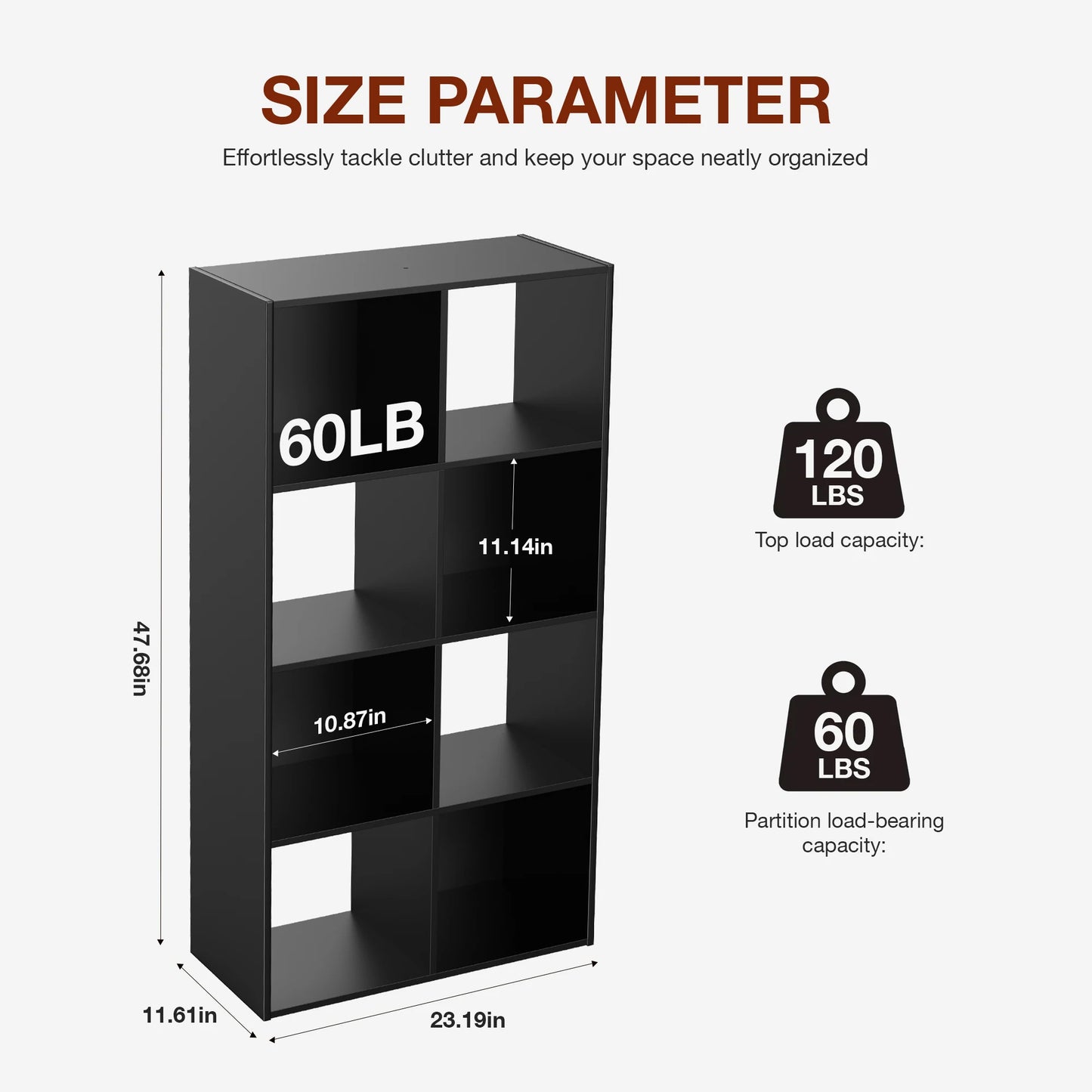 JHK 9 Cube Storage Organizer Bookcase by S And B Enterprise