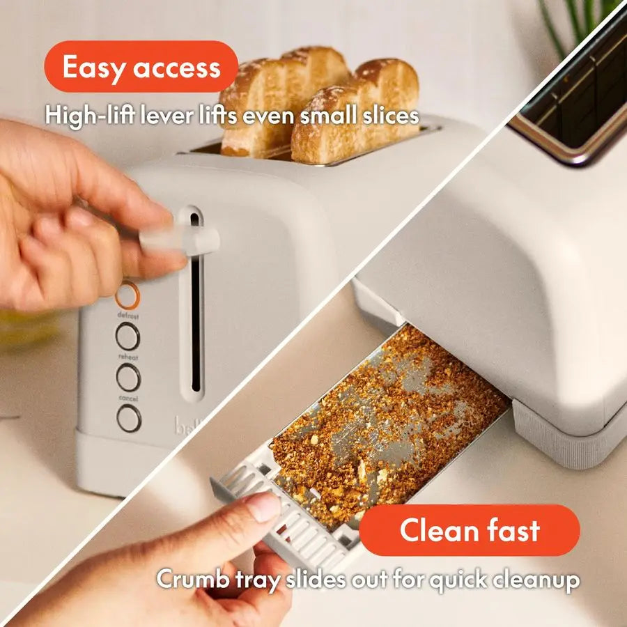 2 Slice Toaster With 6 Setting Shade Control