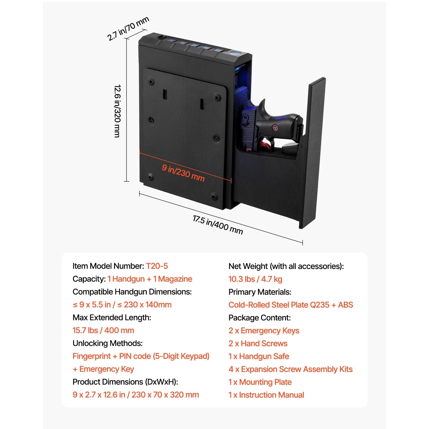 SucceBuy Safe Slider With Screen Fingerprint Password Key Access by S And B Enterprise