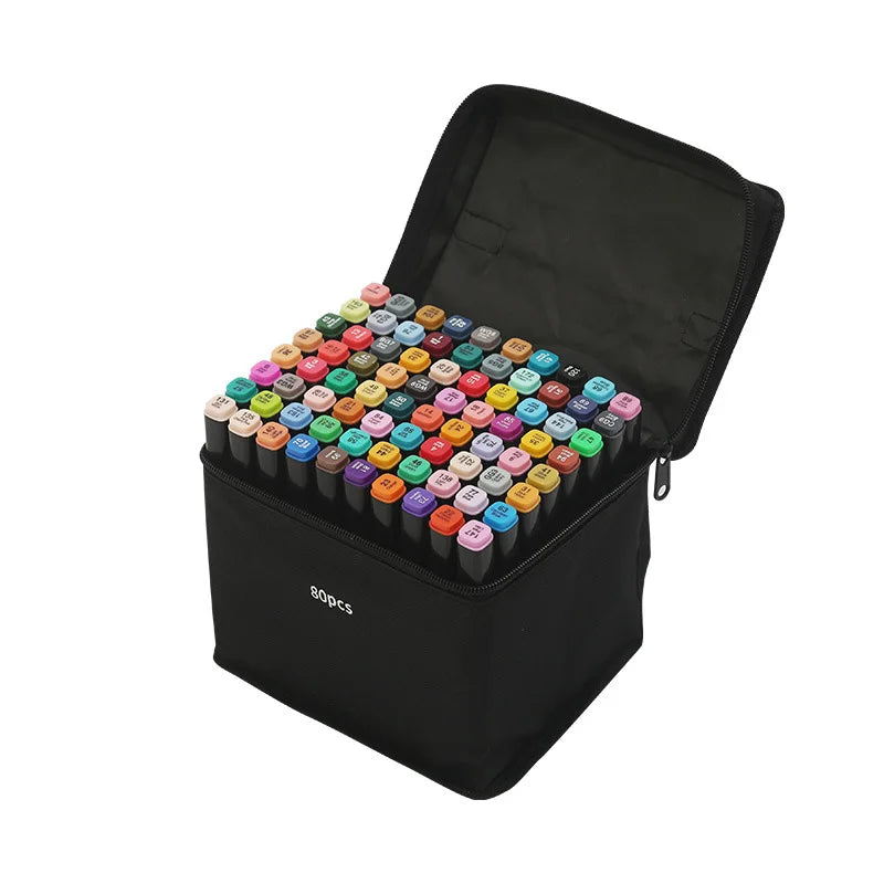 Professional Double Head Brush Marker Set For Artists And Designers