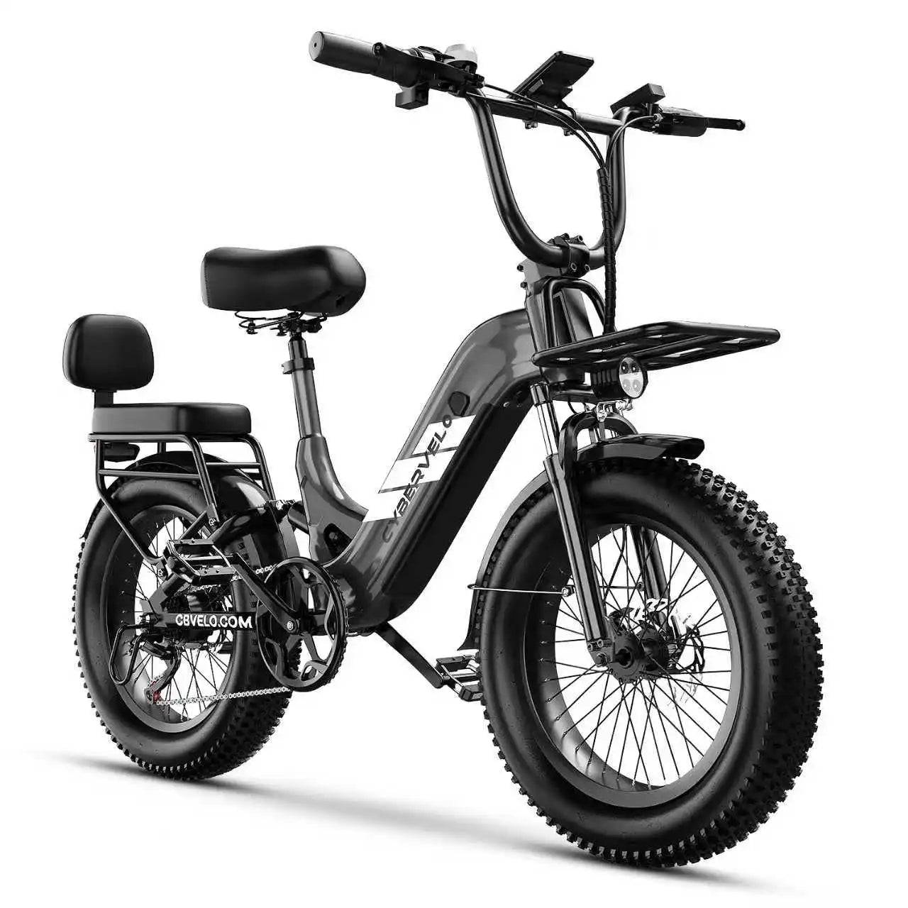 Cybervelo 1000W Peak Step Thru Fat Tire Electric Bike