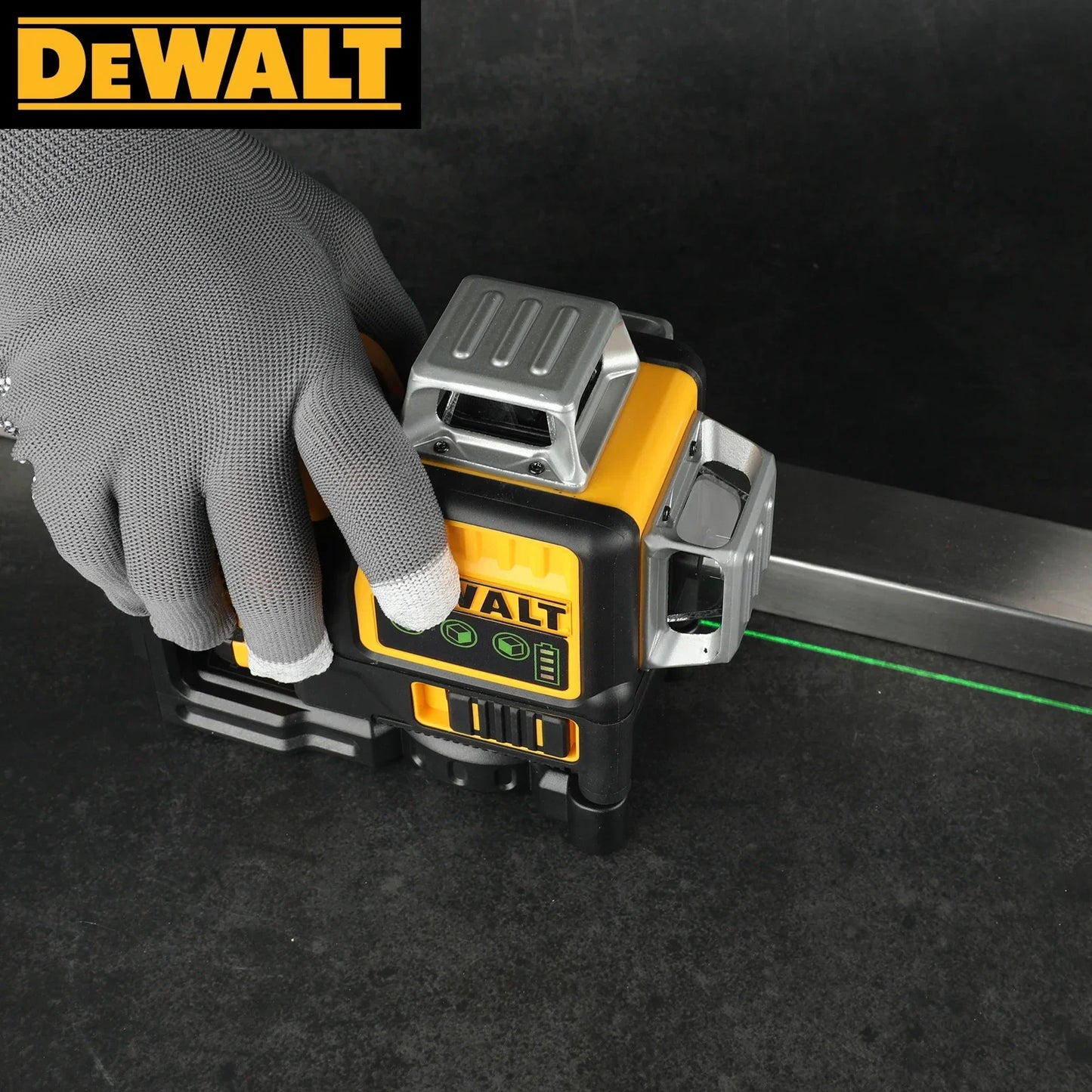 DEWALT DW089LG 360 Degree Green Laser Level Horizontal Vertical
