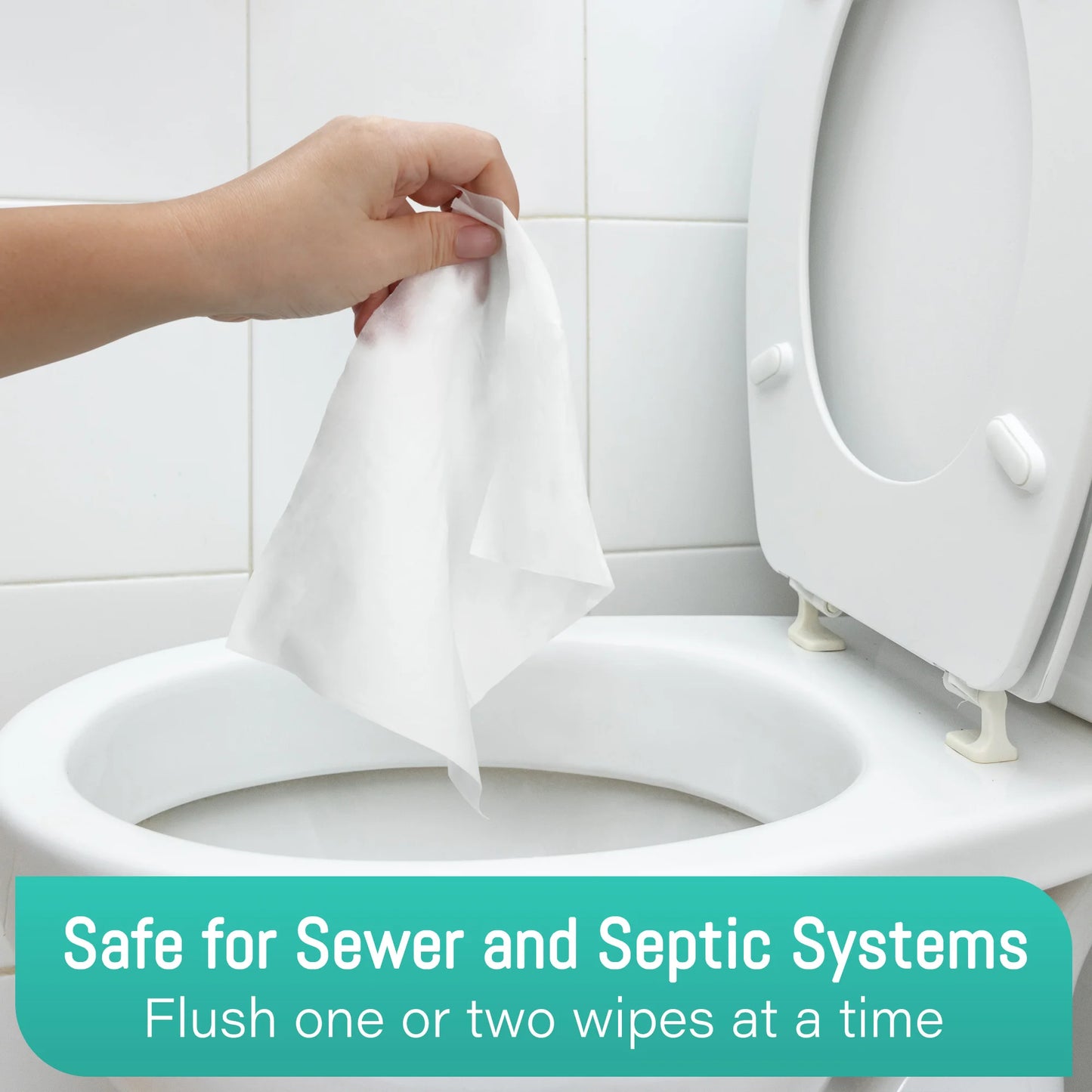Flushable Wet Wipes for Outdoor Use Thickened Butt Wipes