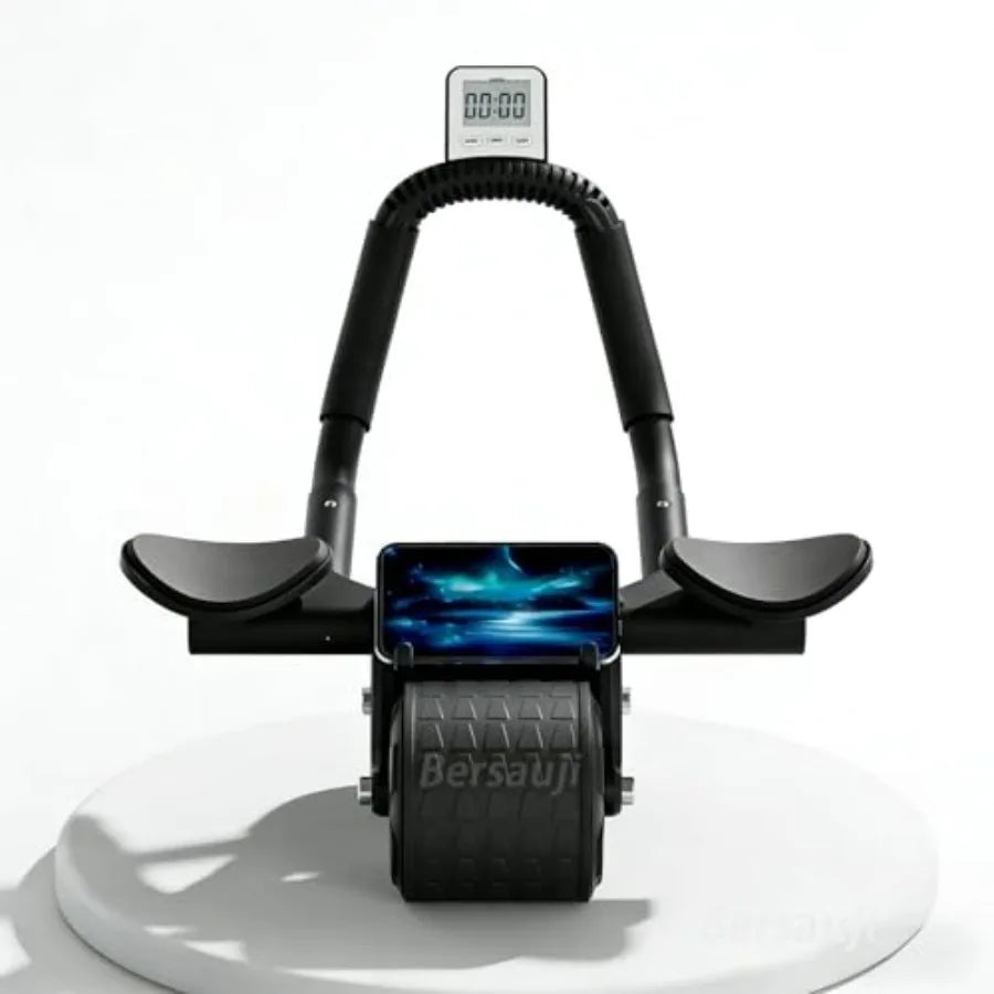 Upgraded Ab Roller Wheel With Knee Support And Timer