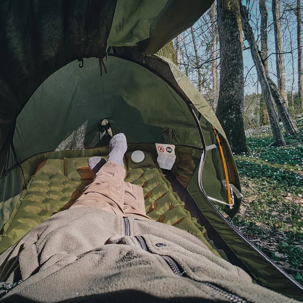 Night Cat Hammock Tent With Mosquito Net Rainfly Storage by S And B Enterprise