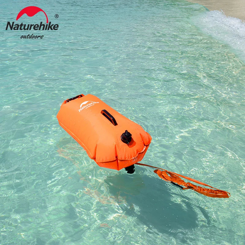 Naturehike Inflatable Swimming Buoy Dry Bag Flotation Float Dual Airbag by S And B Enterprise