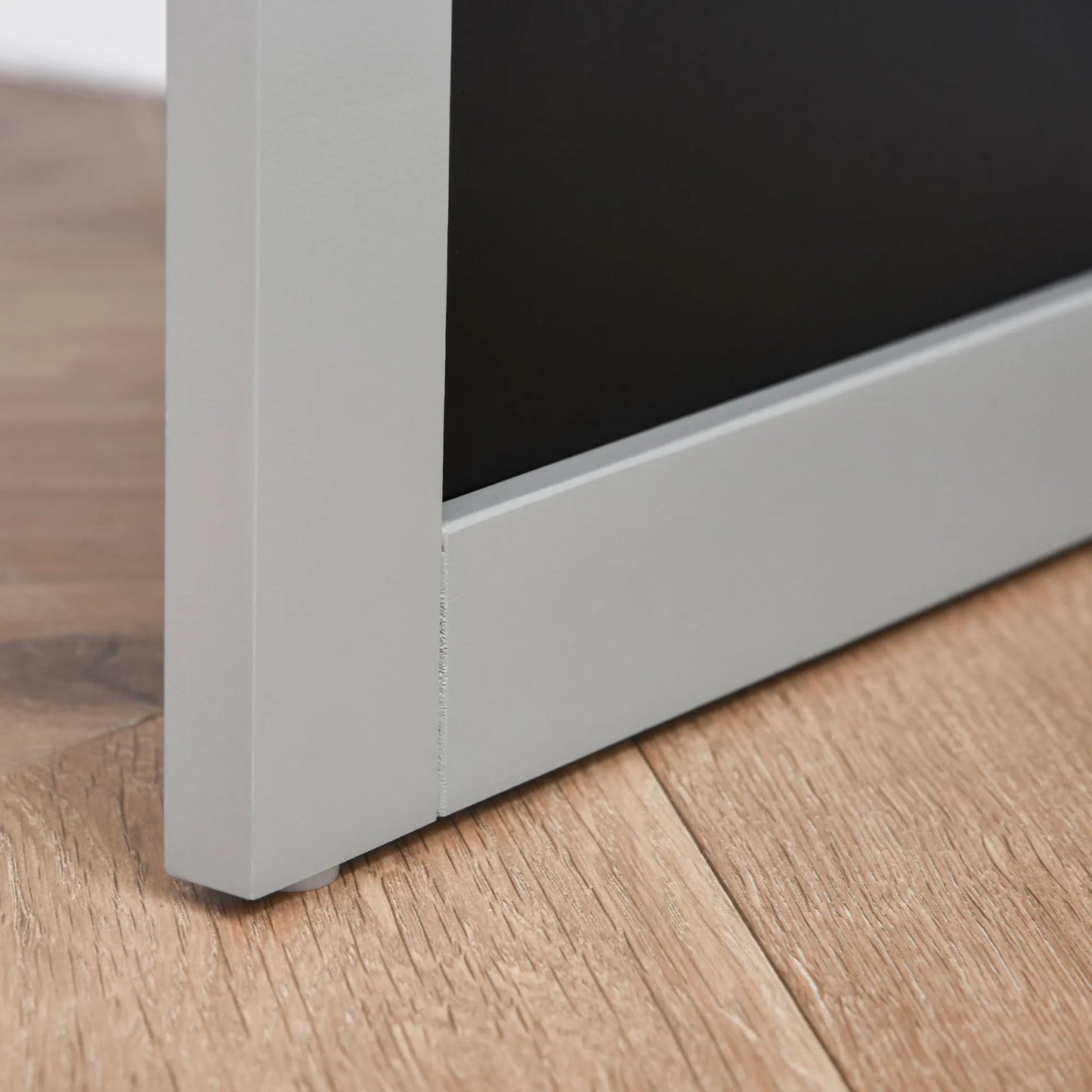 HOMCOM Foldout Convertible Office Desk With Wall Mount Blackboard by S And B Enterprise