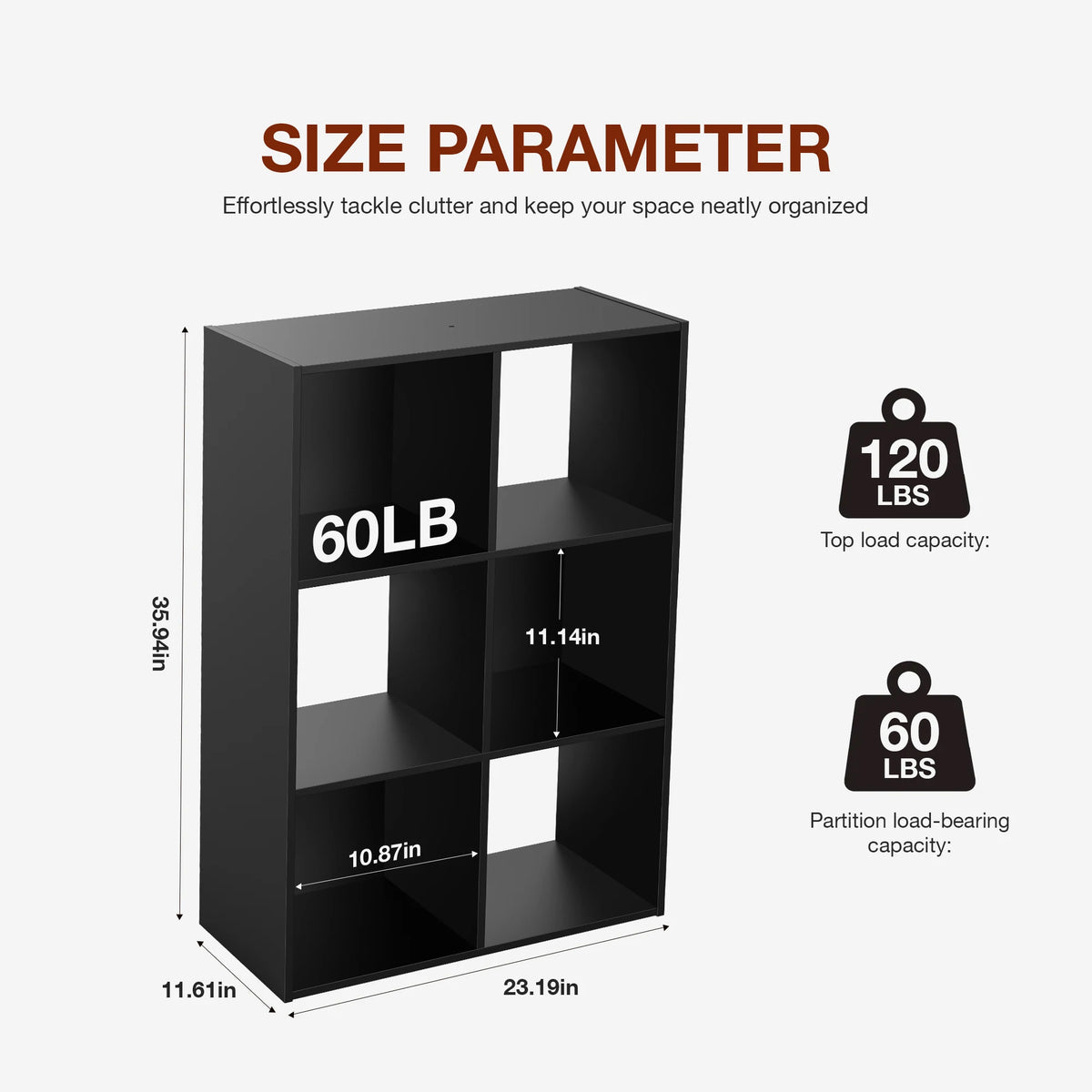 JHK 9 Cube Storage Organizer Bookcase by S And B Enterprise