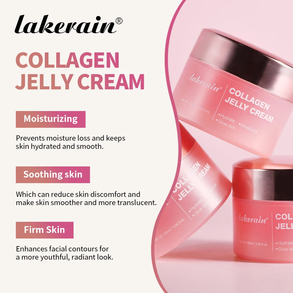 Lakerain Anti Aging Collagen Jelly Cream With Niacinamide Moisturizer by S And B Enterprise