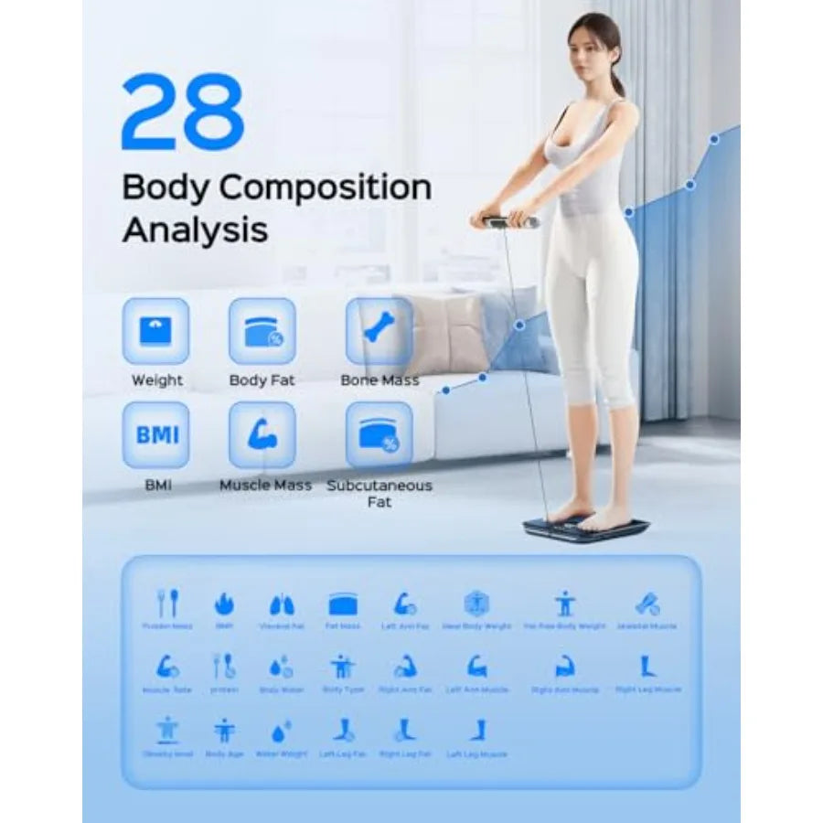Body Health Pod 8-Electrode Smart Scale With BMI Body Fat Muscle Mass