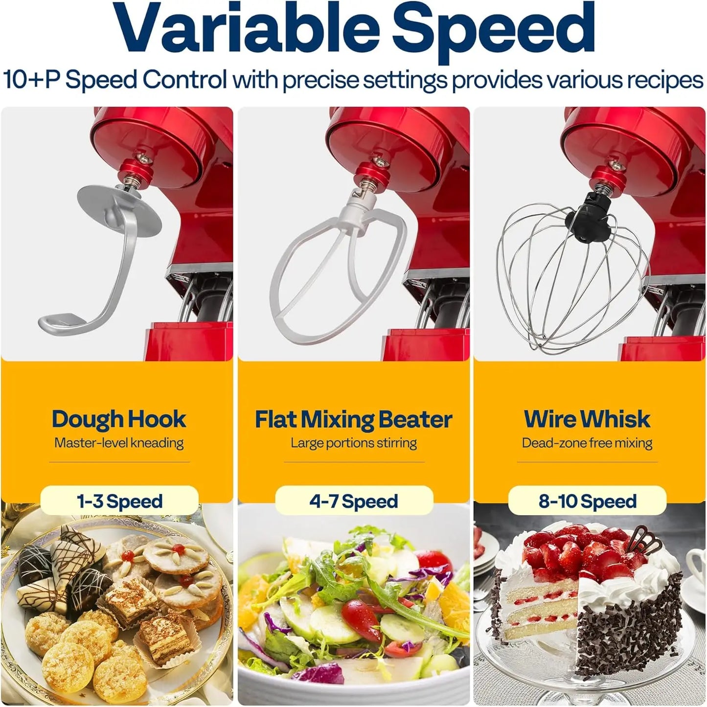 6-In-1 Electric Stand Mixer With Meat Grinder And Pasta Maker