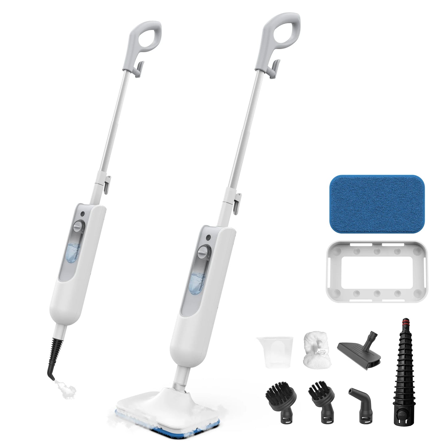 INSE Powerful Steam Mop High Temperature 6 in 1 Scrubbing Steam Cleaner Detachable Floor Steam Mop for Hard Floor Carpet Kitchen by S And B Enterprise