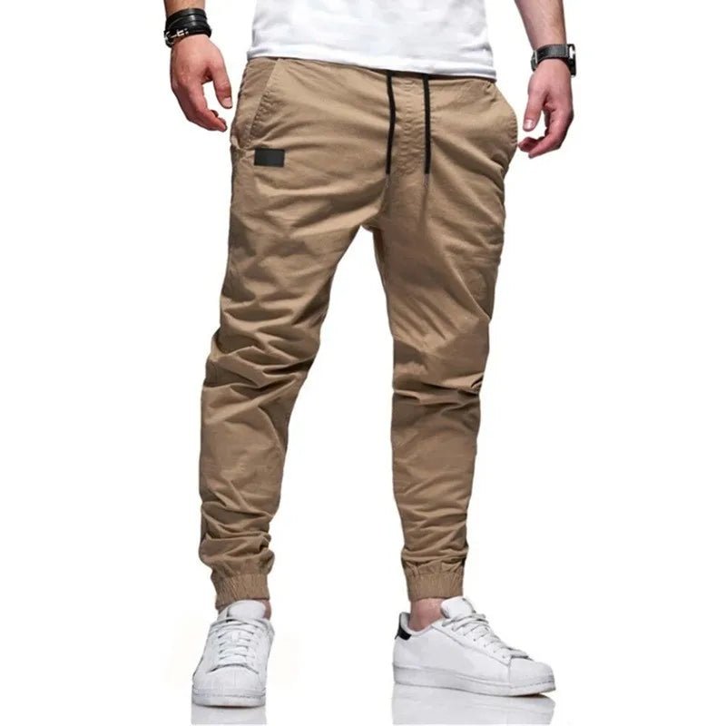 Men's Cargo Jogger Pants With Multi Pocket Styling by S And B Enterprise