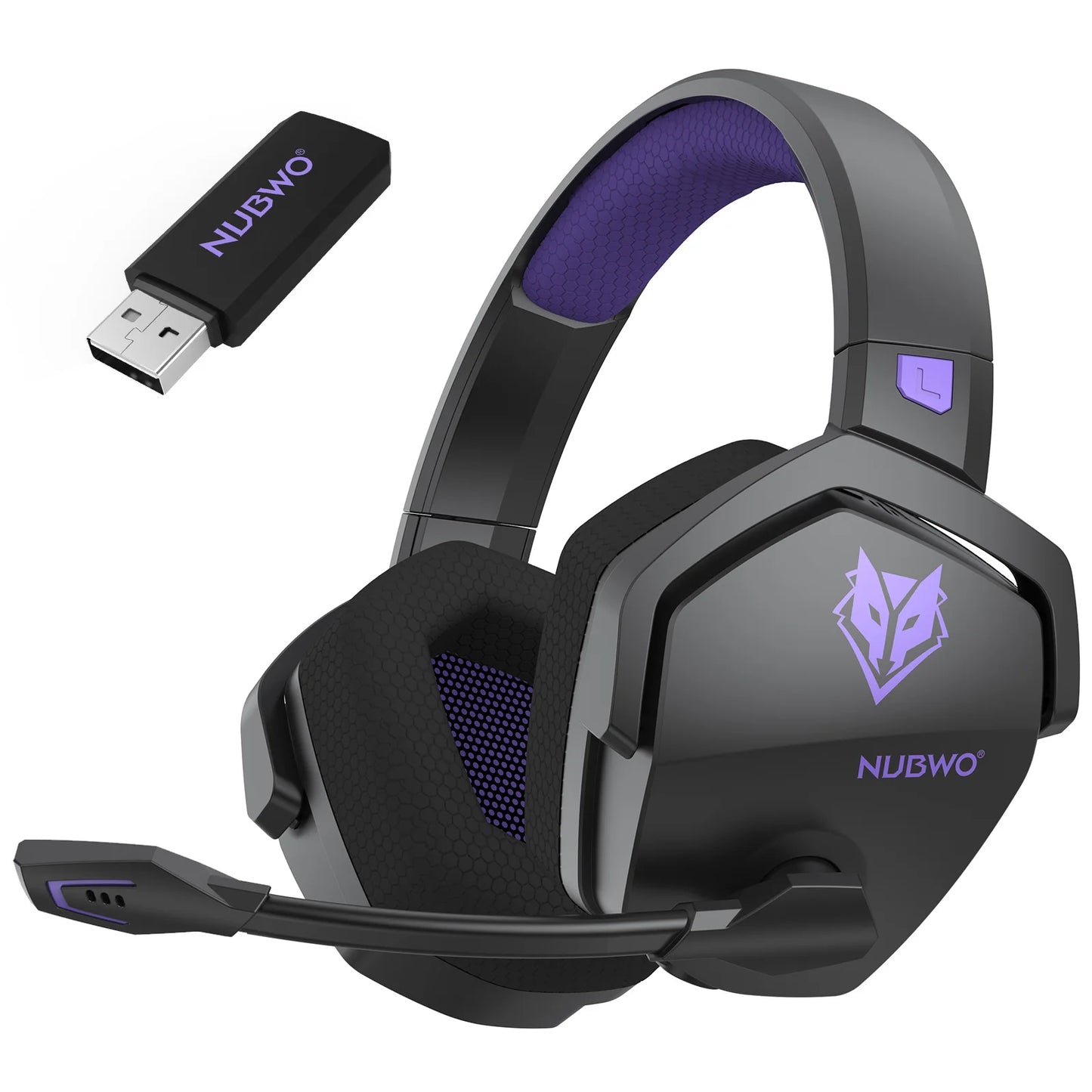 NUBWO G06 Wireless Gaming Headset Low Latency 7.1 Surround Sound