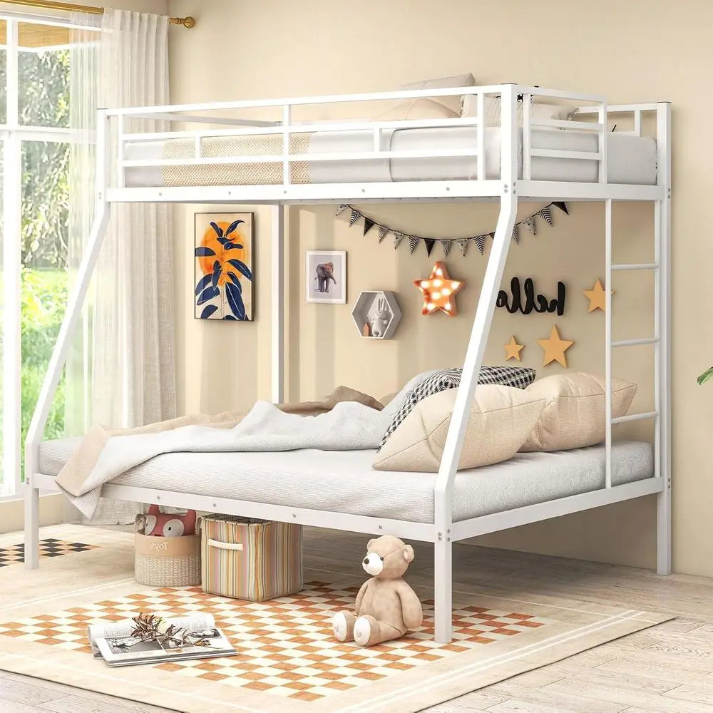 Space Saving Metal Bunk Bed With Ladder And Steel Support by S And B Enterprise