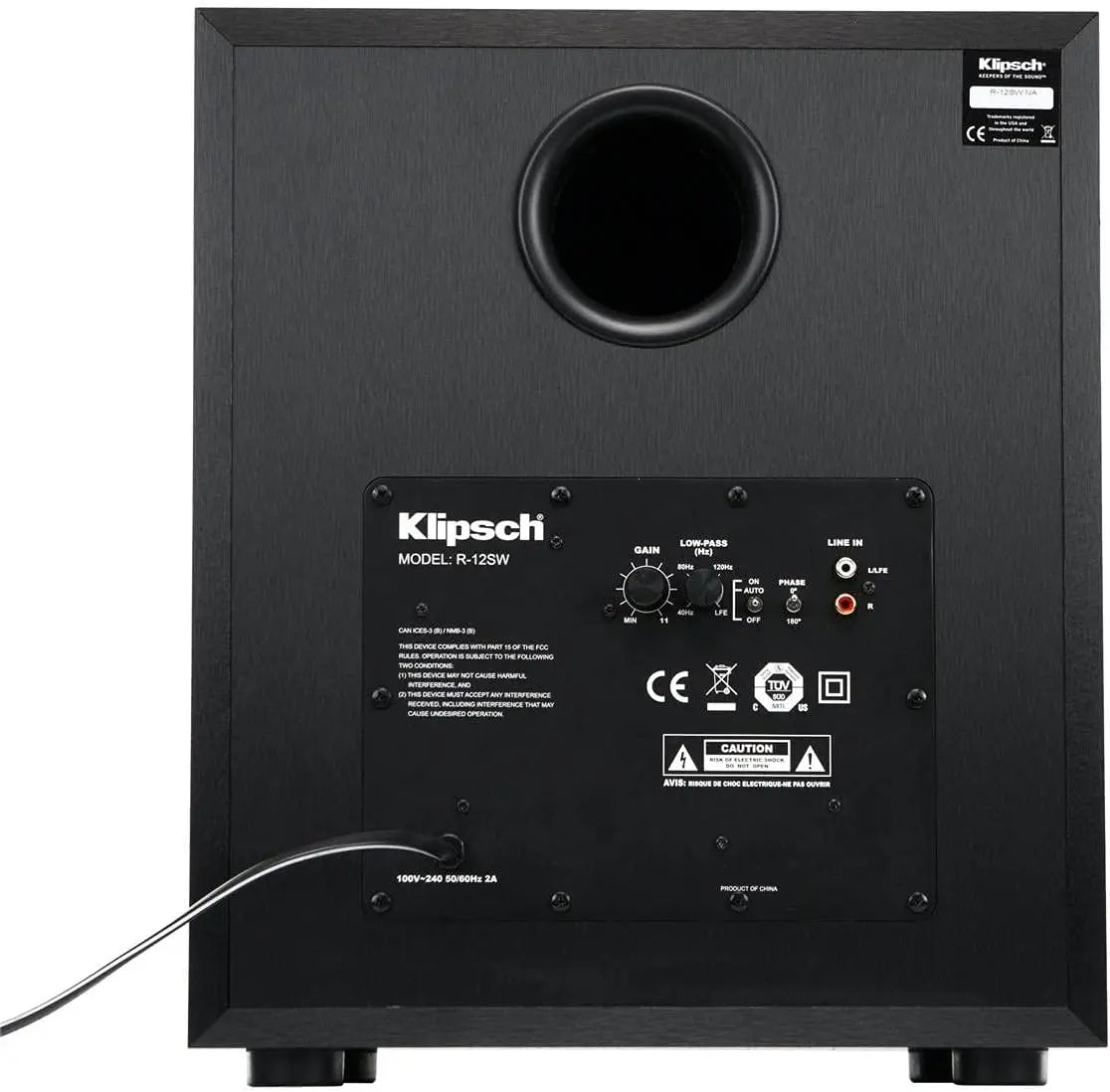 XMSJ Powerful Deep Bass Front Firing Subwoofer 400W Digital Power