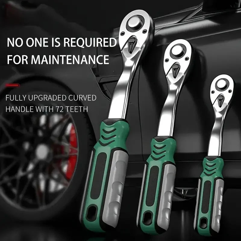 151-Piece Premium Automotive Tool Kit With Ratchet Torque Wrench