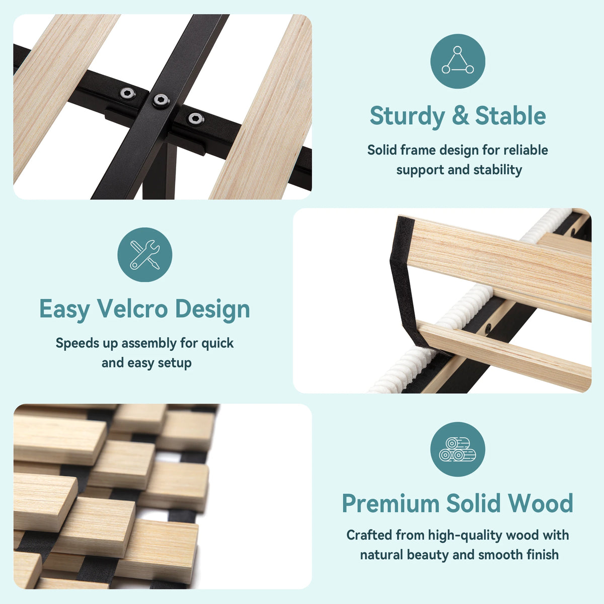 HOOMIC Bed Frame With Storage Drawers, Shelves, And LED Lighting by S And B Enterprise