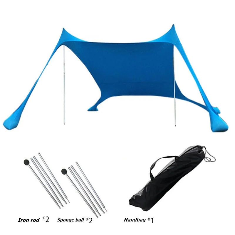 Outdoor Canopy Tent For Lawn And Beach Portable Camping Shelter by S And B Enterprise