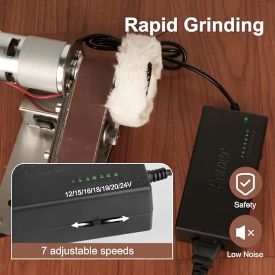 Yao Hui Huang Mini Belt Sander Adjustable Speed For Metalwork