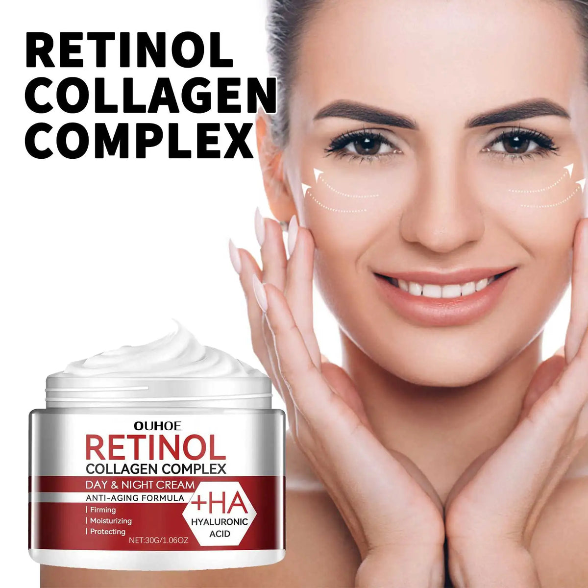 Ouhoe Retinol Collagen Complex Day Night Cream Hyaluronic Acid by S And B Enterprise