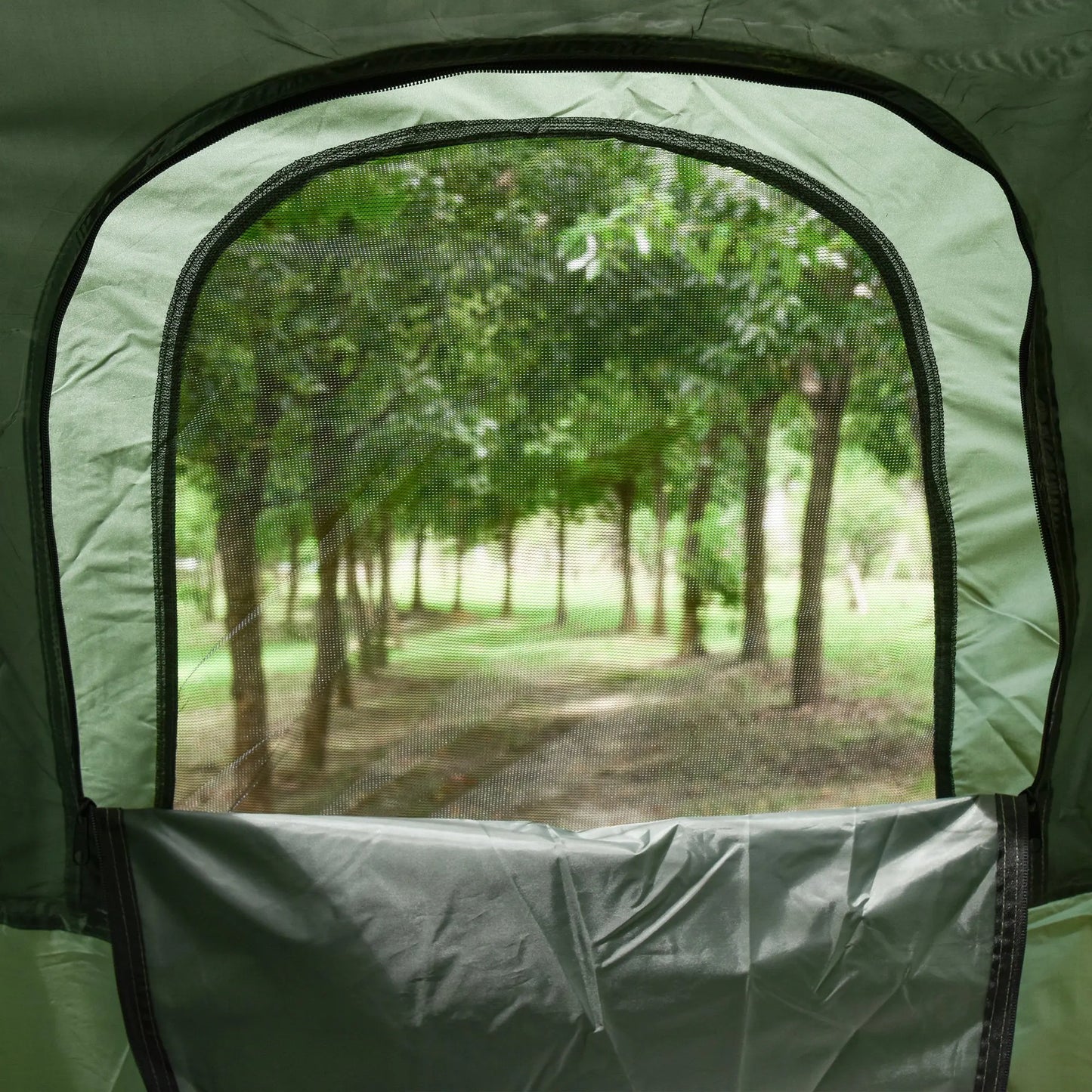 All In One Camping Tent Cot Combo With Air Mattress