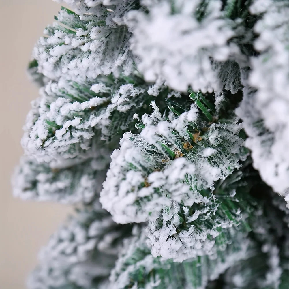 Snowy Christmas Garland by S And B Enterprise, 9ft snow-flocked artificial pine garland with white frosted tips