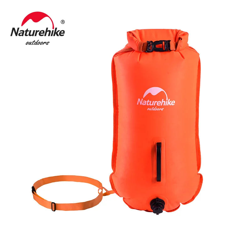 Naturehike Inflatable Swimming Buoy Dry Bag Flotation Float Dual Airbag by S And B Enterprise