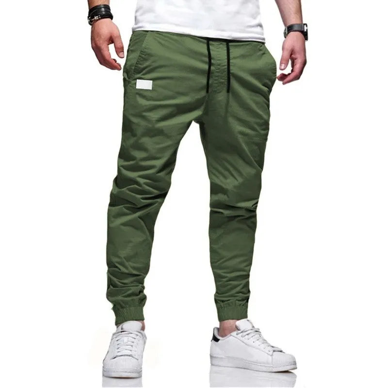 Men's Cargo Jogger Pants With Multi Pocket Styling by S And B Enterprise
