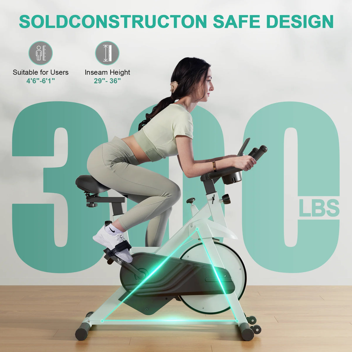 Superun Low Noise 32 Level Magnetic Exercise Bike For Home by S And B Enterprise