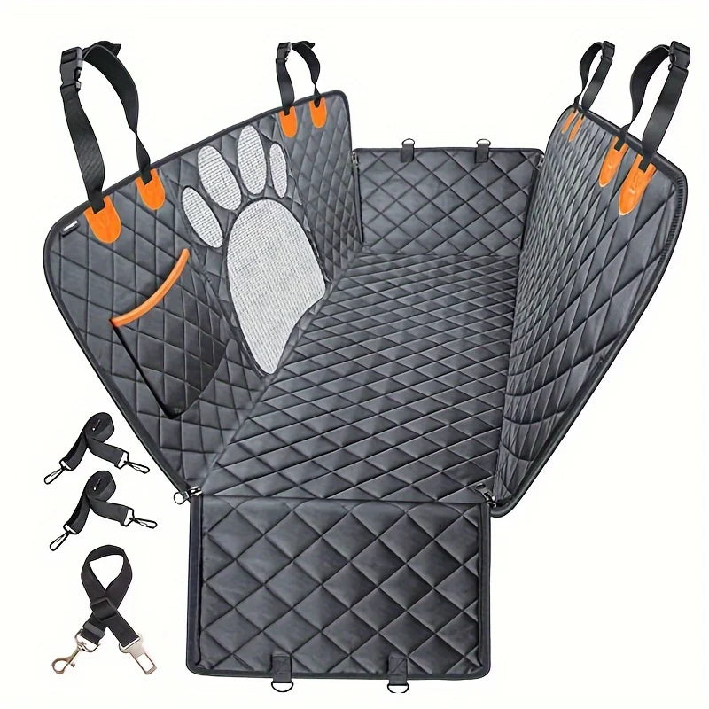 NONECN Dog Seat Cover Hammock for Cars Waterproof Durable