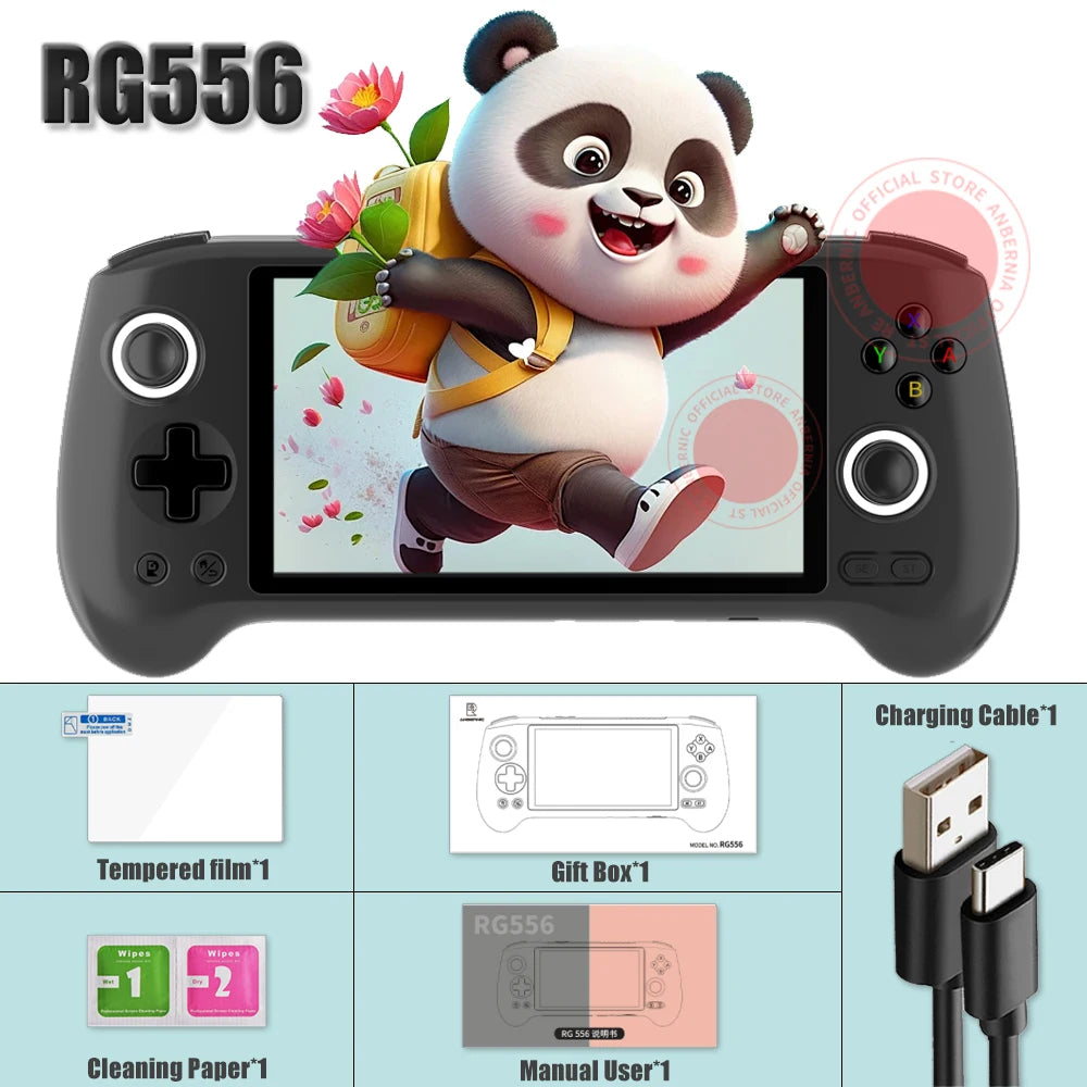 Anbernic RG556 Android Handheld Retro Gaming Console With WiFi Bluetooth by S And B Enterprise