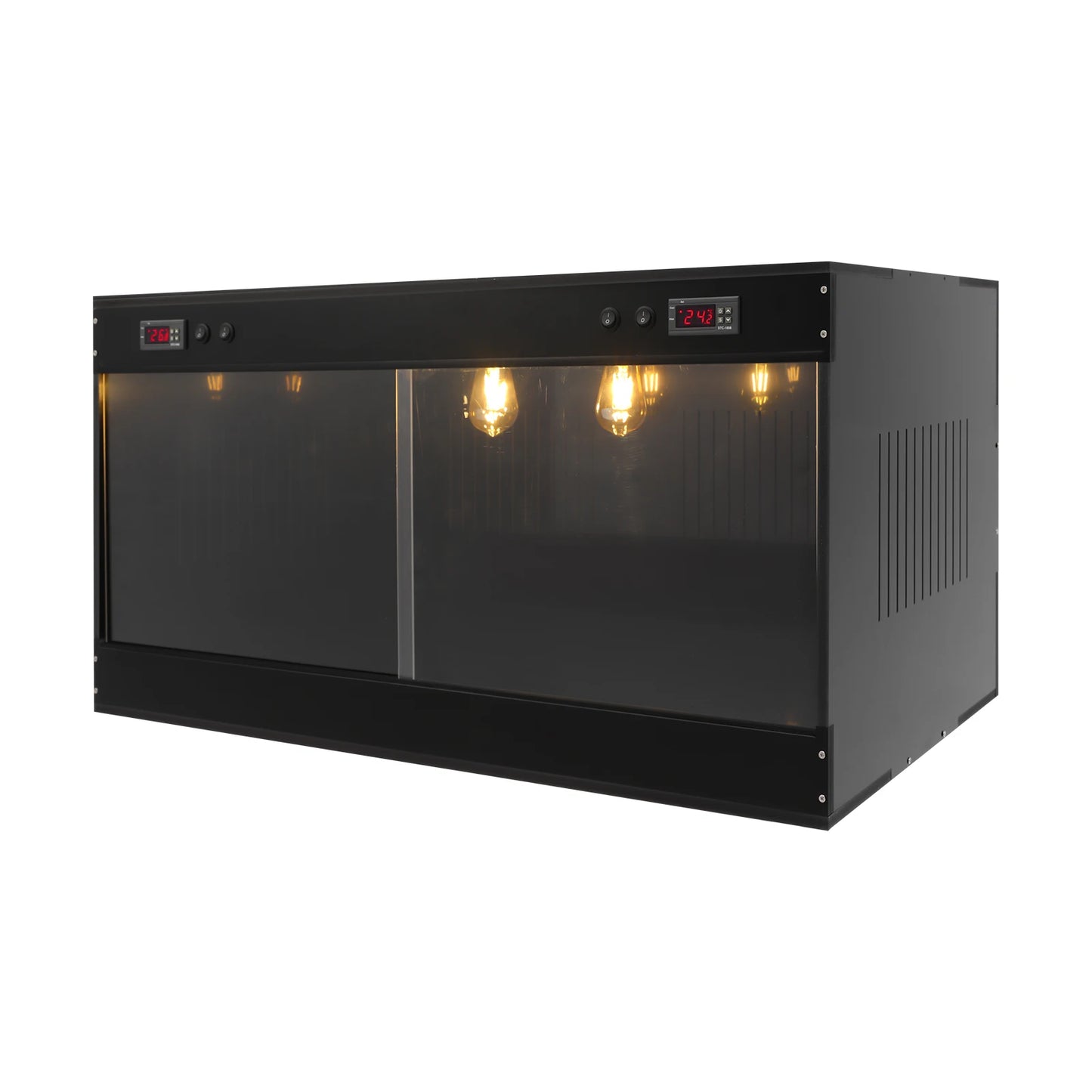 Reptile Terrarium With Viewing Window And Dual Temperature Controllers by S And B Enterprise