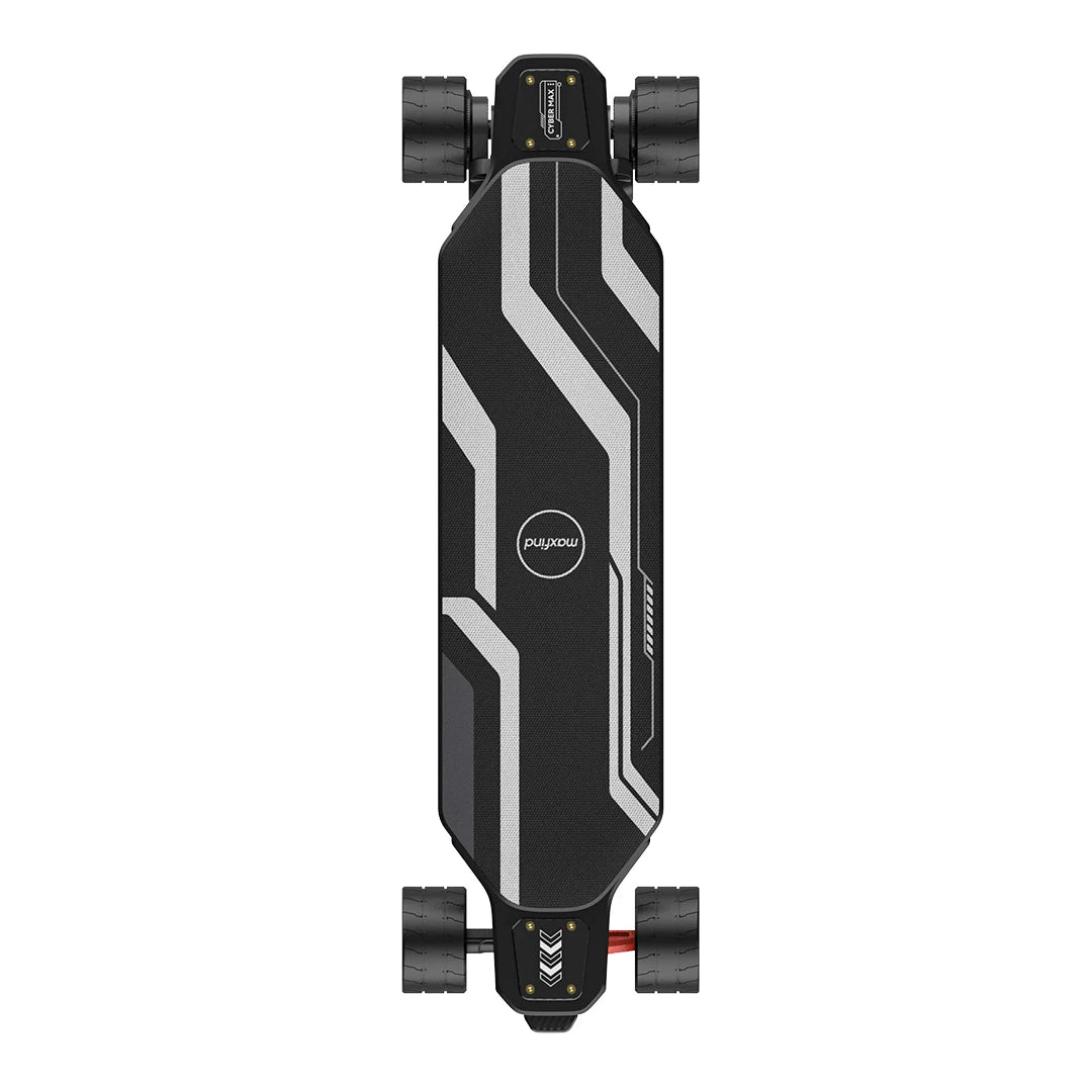Maxfind Cyber Max Pro Electric Skateboard with Remote RGB Lighting by S And B Enterprise