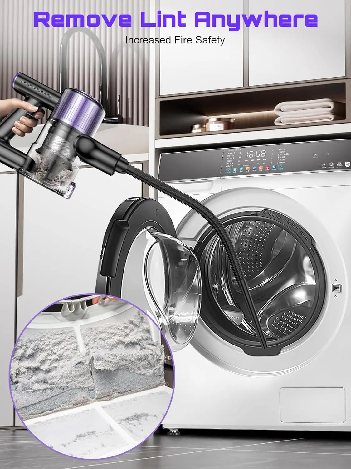 SUXIANGVACC Cordless Vacuum Cleaner 55Kpa 500W 45min 10 In 1 by S And B Enterprise