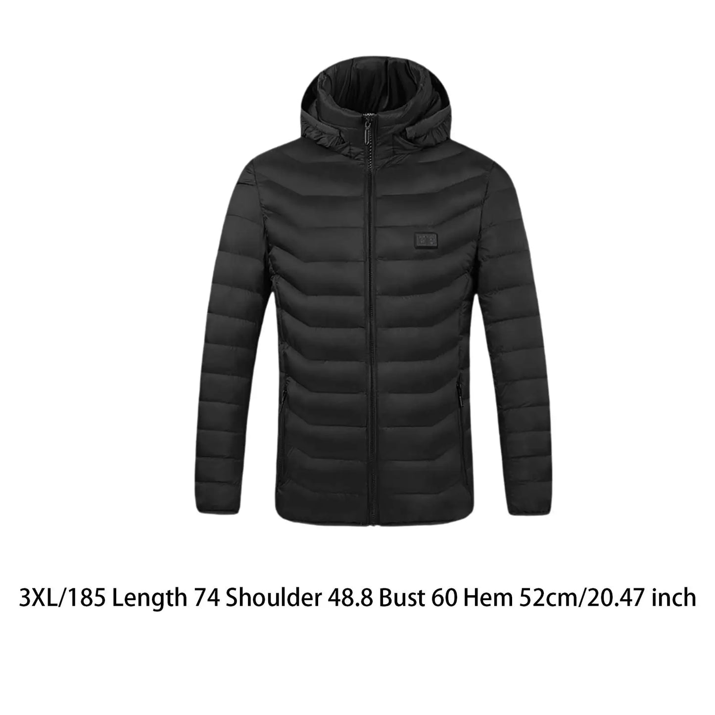 Heated Jacket Windproof Hooded Coat For Men And Women Outdoor