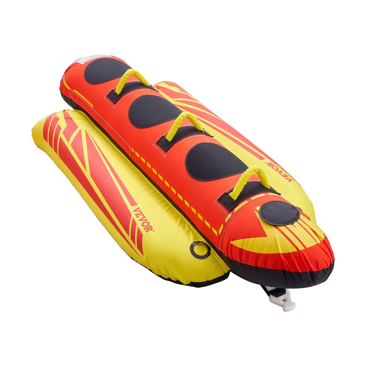 Towable Hot Dog Boat Tube For 1-3 Riders Inflatable