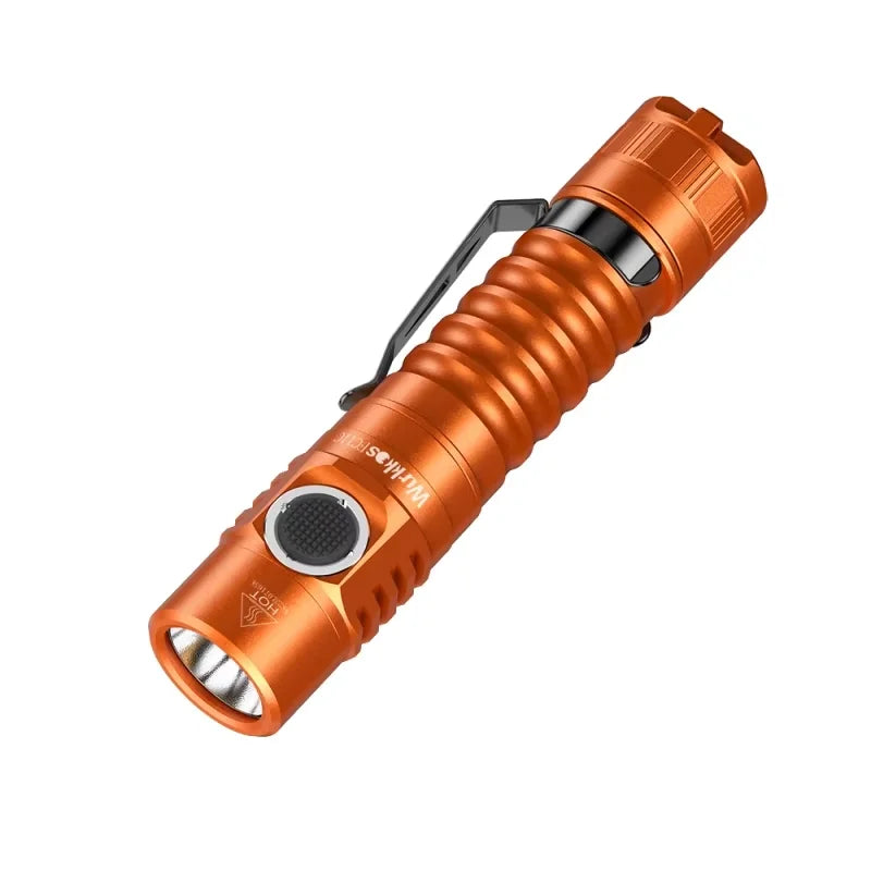 Wurkkos FC11C Flashlight Nippon Chemical 519A Mountaineering Edition 18650 Battery Max Output 1200 Lm USB-C Charging Daily Carry