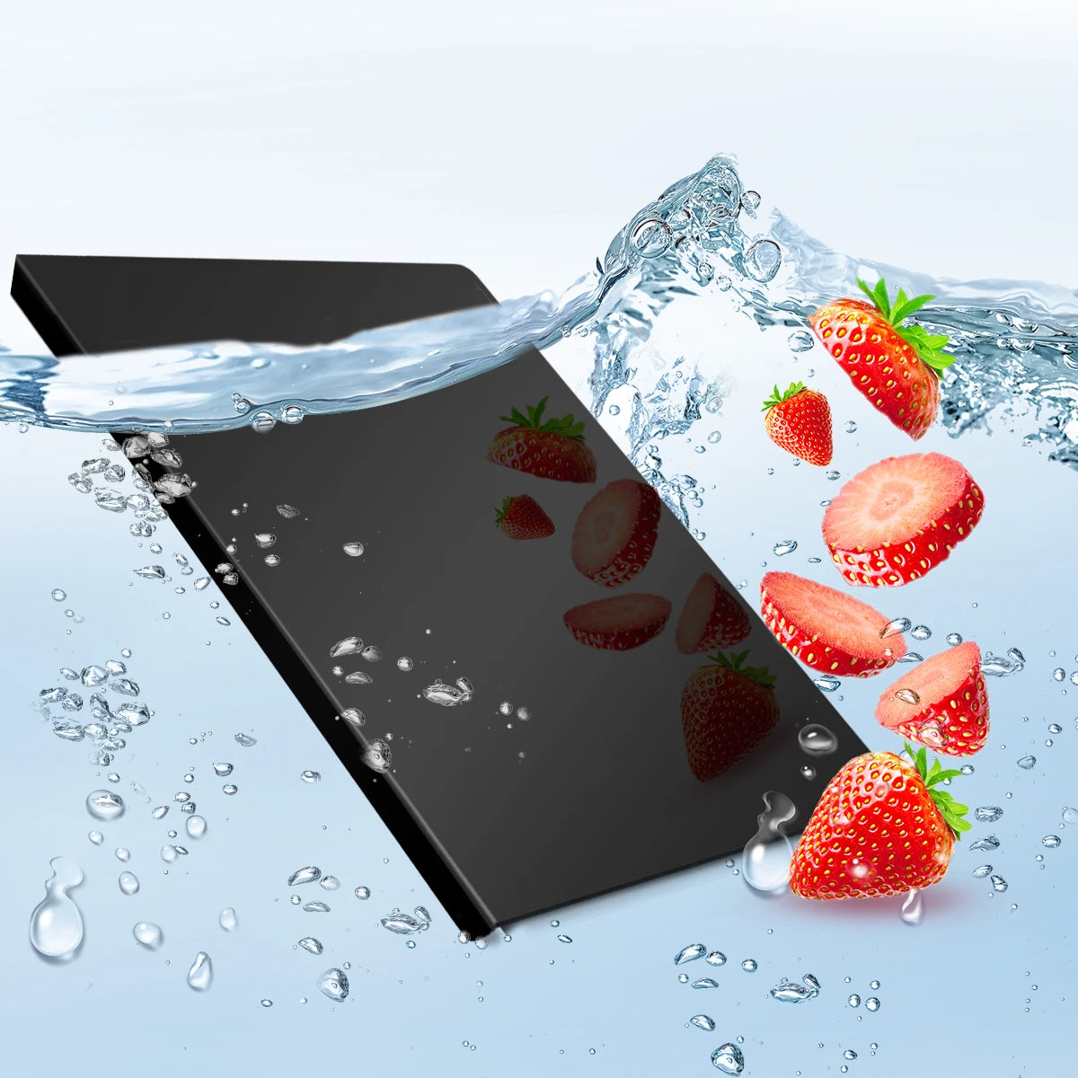 Acrylic Cutting Board With Lip Anti Slip Countertop Protector