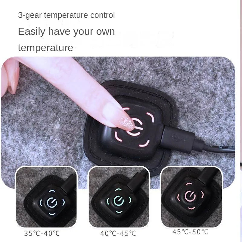 DUTRIEUX USB Electric Heating Pad With Thermostat 5V For Outdoor Camping by S And B Enterprise
