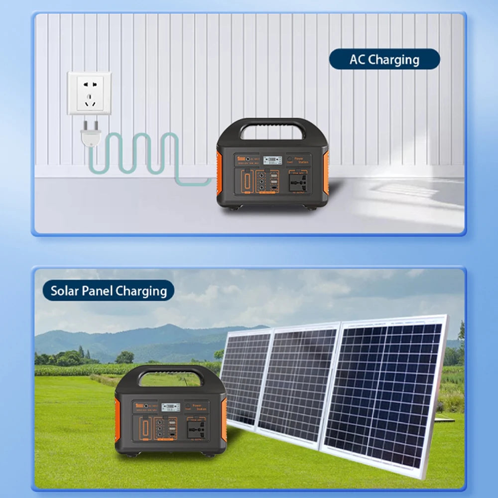 GaiaRay Portable Power Station 256Wh LiFePO4 Solar Generator For Camping by S And B Enterprise
