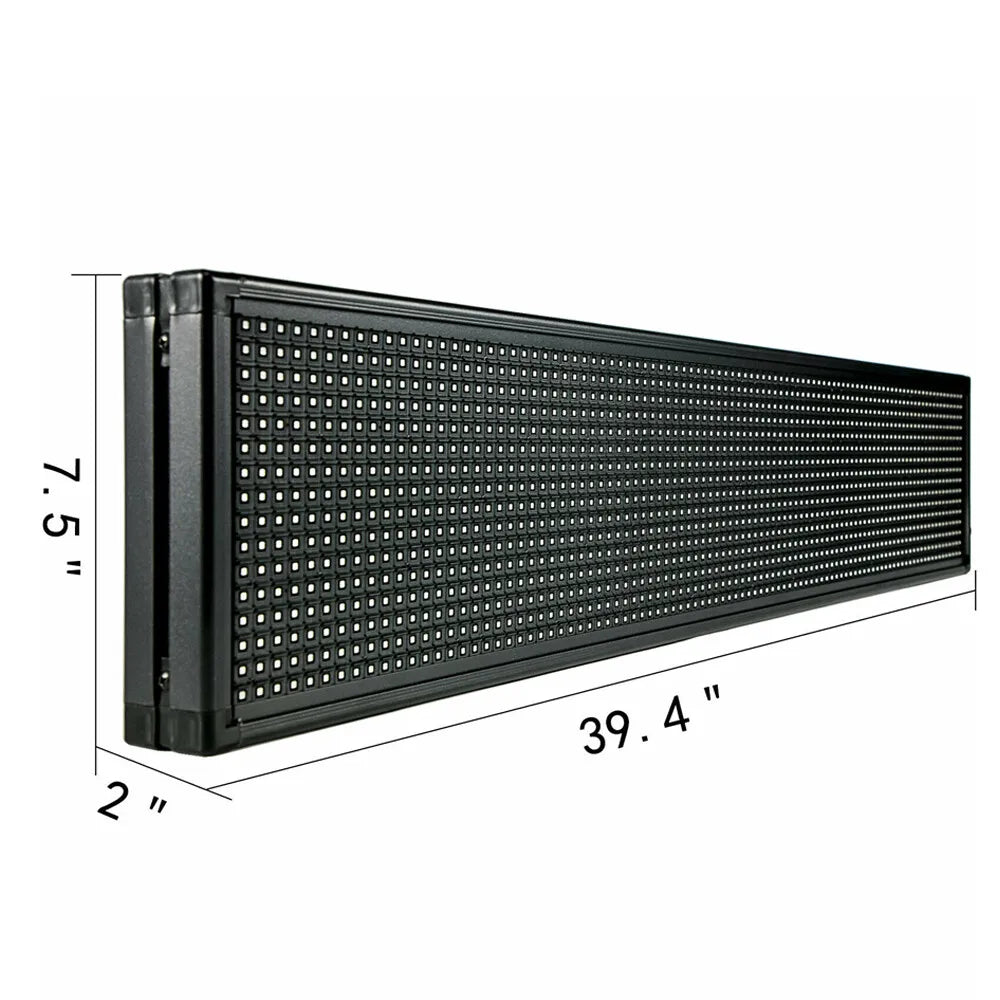 Bymaocar LED Sign Programmable Billboard USB WiFi Control Indoor