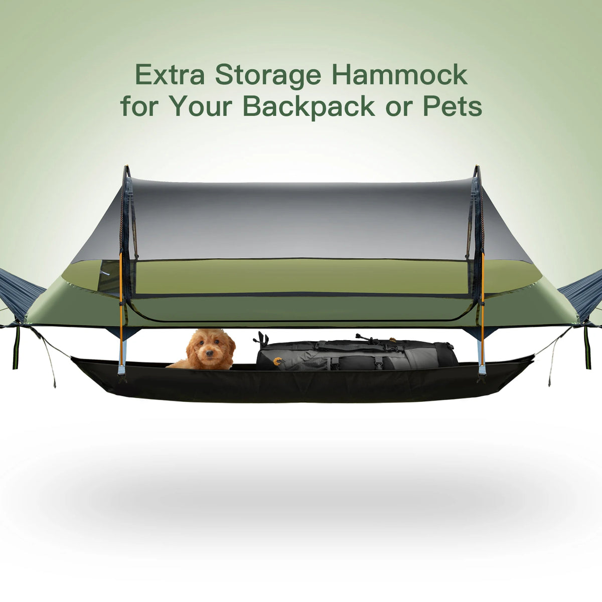 Night Cat Hammock Tent With Mosquito Net Rainfly Storage by S And B Enterprise